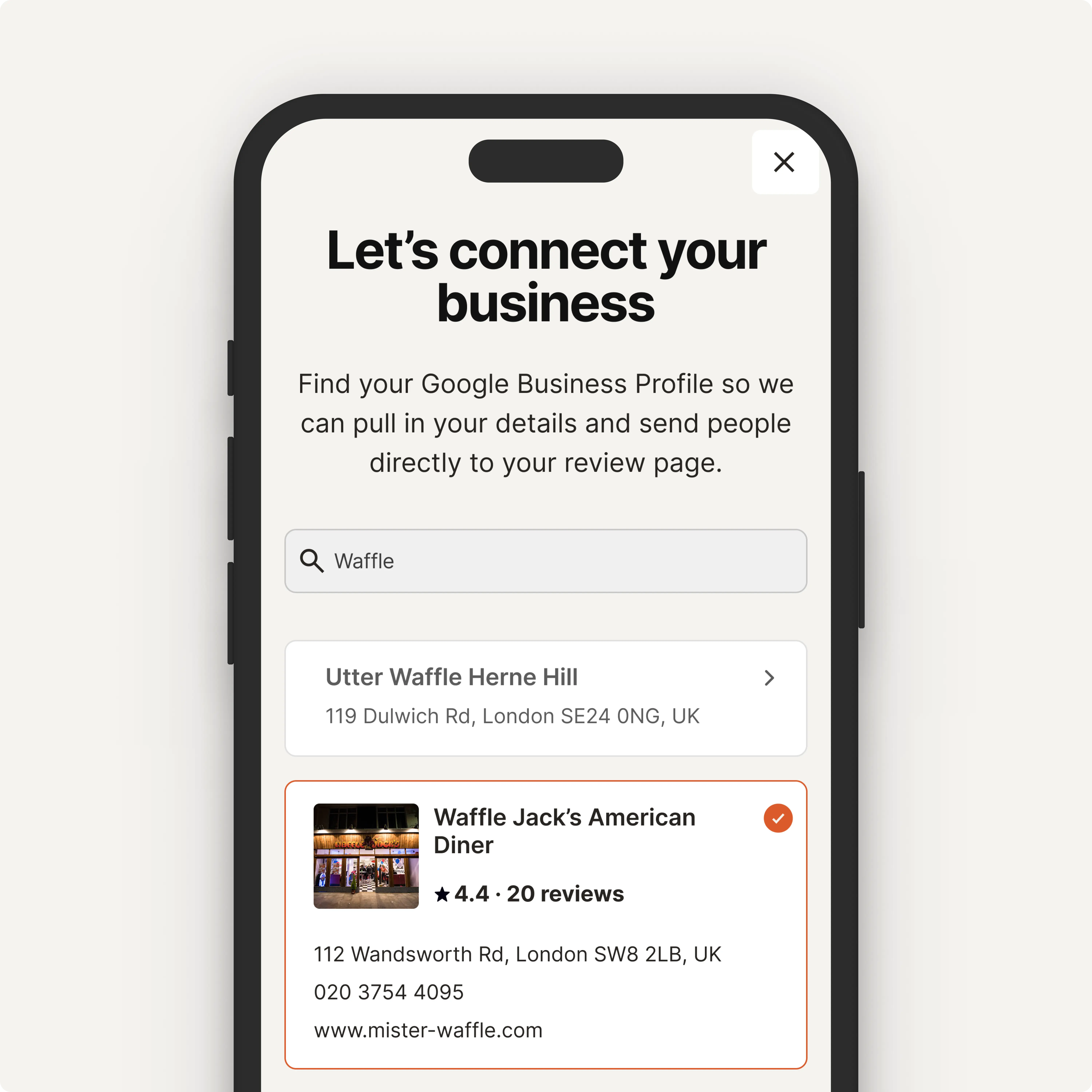 Link your Google profile